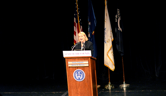 County Executive Joanie Mahoney stands ground in pushing Syracuse-Onondaga merger