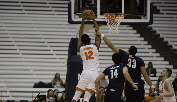 Syracuse fights off NCAA Tournament disappointment to beat UNC-Greensboro, 90-77, in NIT opener