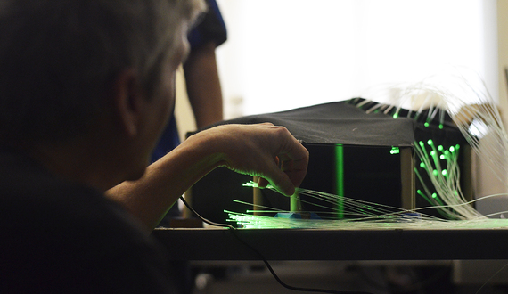 These graduate students are building a literal green room