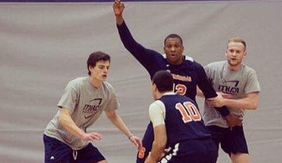 Former Syracuse football player Isaiah Johnson thrives for SU club basketball
