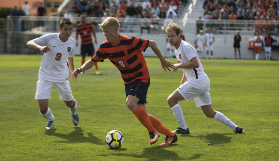 No. 8 Syracuse scores in 84th minute to tie Princeton, 1-1, in home opener