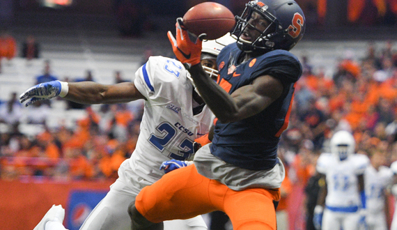 Steve Ishmael steps up as top receiver in Syracuse&#8217;s blowout win against Central Connecitcut State
