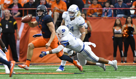 Syracuse rumbles over Central Connecticut State in season opener, 50-7