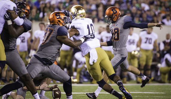 Senior kicker Cole Murphy hopes to replicate home success on the road