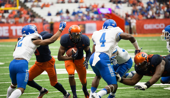 So far, Syracuse’s running game has gone backward