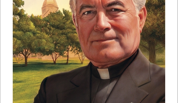 Syracuse native Rev. Theodore Hesburgh commemorated on stamp
