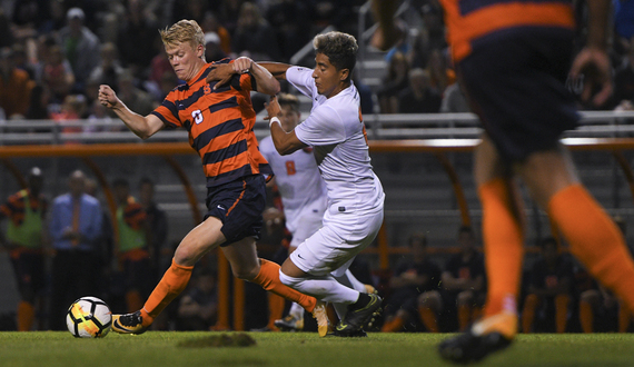 No. 7 Syracuse scores in 87th minute to pull away from Oregon State, 3-2