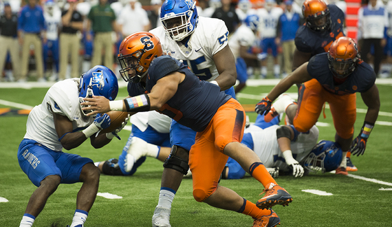 Syracuse adapts tackling methods in age of targeting rule, concerns over player safety