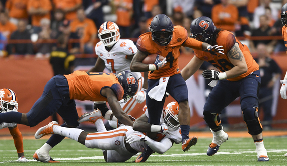 Syracuse&#8217;s run game has best performance of season in 27-24 upset win over No. 2 Clemson