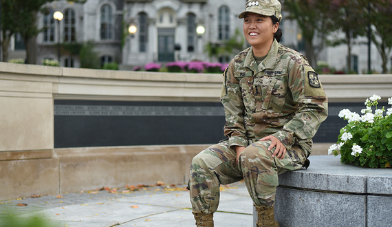 UPHOLDING THE LEGACY: Jacqueline Page, through a bond with ROTC, hopes to embody Pan Am Flight 103 victim’s drive and ambition