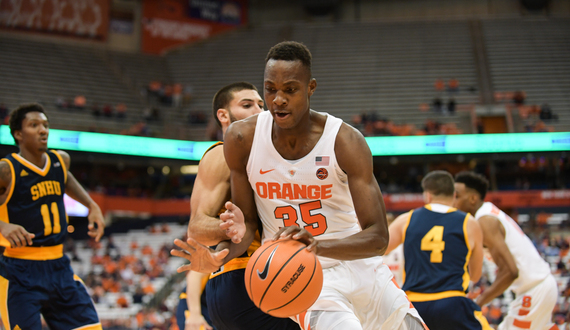 Syracuse’s bigs, its most unproven unit, shines in 1st exhibition game