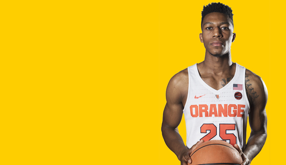 BATTLE TESTED: All eyes are on Tyus Battle this season as he tries to develop into the alpha that Syracuse needs
