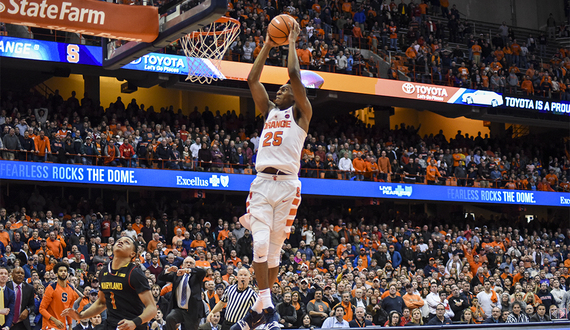 Tyus Battle fights through injury, scores Syracuse&#8217;s final 9 points in 72-70 win over Maryland
