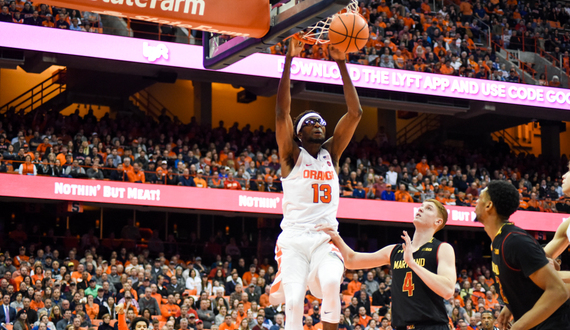 Paschal Chukwu&#8217;s career night carries Syracuse over Eastern Michigan, 62-47