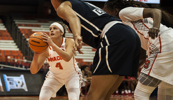 Syracuse beats Stony Brook, 81-70, in overtime as Tiana Mangakahia scores 11 of final 18 points