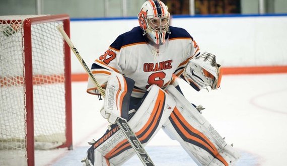 Mike Cuozzo shines in first year as primary goaltender for SU