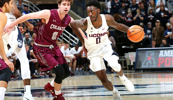 Antwoine Anderson shines in crowded depth chart as Connecticut grad transfer