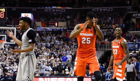 In overtime thriller, Syracuse storms back to beat Georgetown, 86-79