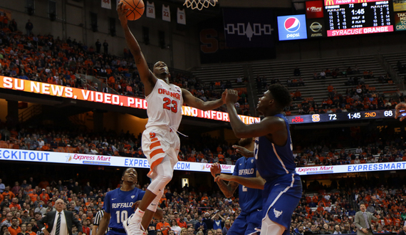 Syracuse escapes Buffalo 81-74 in return to the Carrier Dome