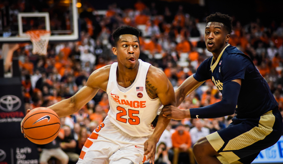 Syracuse struggles to separate from lowly Pittsburgh, but rides 2nd-half surge to 59-45 win