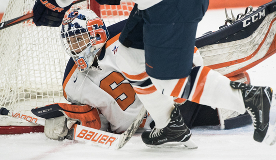 Amid conference slump, Syracuse searches for consistency at goaltender