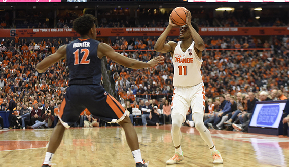 As his shot improves, Oshae Brissett has forced opponents to respect him behind the arc