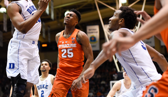 Syracuse’s big 3 goes silent in 60-44 loss at No. 5 Duke