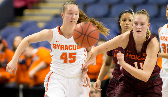 Syracuse collapses in 4th quarter, drops out of ACC tournament with 85-70 loss to Virginia Tech