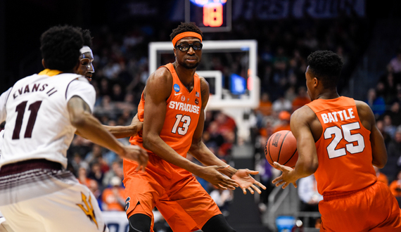 Paschal Chukwu&#8217;s clutch free-throw shooting seals Syracuse&#8217;s victory over ASU