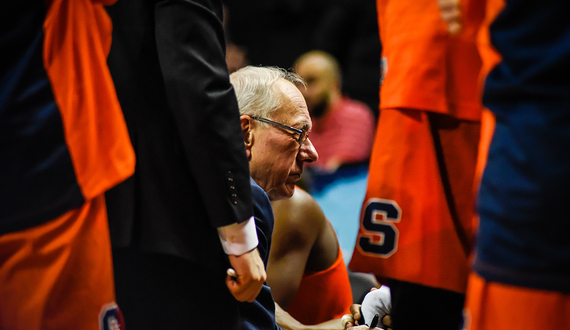 As timeouts lengthen, Jim Boeheim has learned to keep it brief