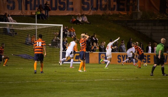 Syracuse falls to Portland in foul-ridden game, 2-1