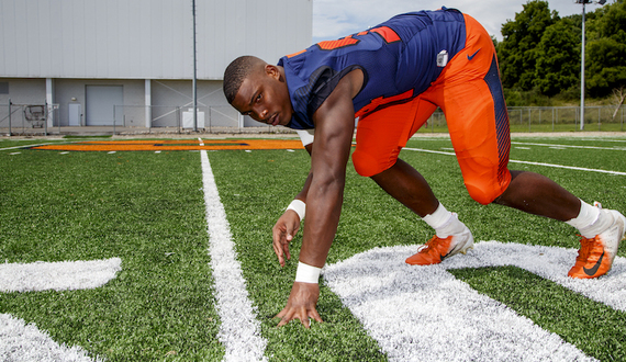 REDEMPTION: Alton Robinson faced up to 20 years in prison on a robbery charge. Now, he’s gearing up for a season leading the Orange’s defense.