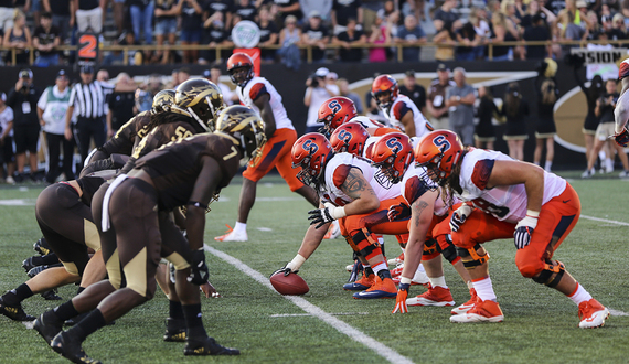 SU offensive line plays the most ‘unathletic’ game of football you’ll ever see