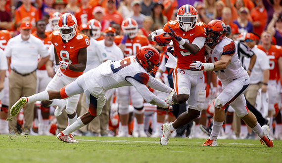 Syracuse’s bid at back-to-back upsets over Clemson undone by Travis Etienne