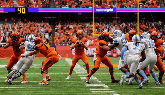 Gallery: Syracuse comes from behind to beat North Carolina, 40-37, in double overtime