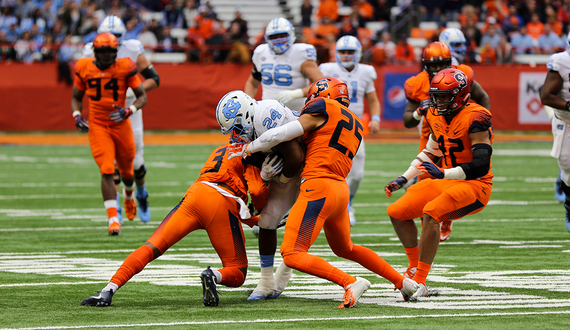 Syracuse’s defense makes the critical stops in 40-37 double-overtime win against UNC