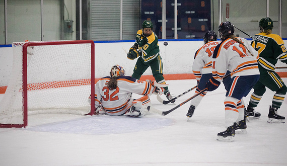 Clarkson&#8217;s 2nd-period outburst leads to 6-2 loss for Syracuse