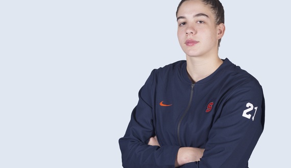 NO DOUBT: Emily Engstler’s battle’s with uncertainty has elevated her to one of the best recruits in Syracuse basketball history