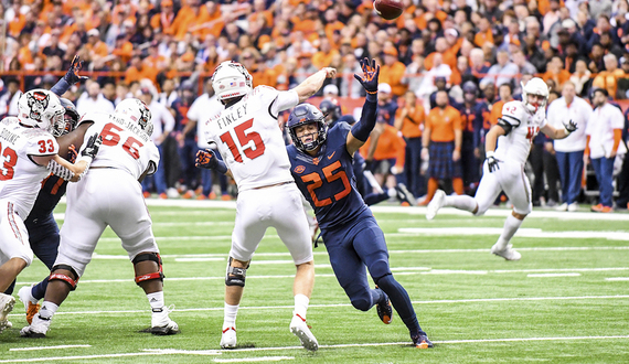 Syracuse is exploring new ways to get to the quarterback