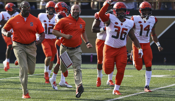 Syracuse fullback Chris Elmore is driven by his best friend’s death