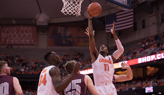 The Final Word: Syracuse uses 2nd-half run to defeat Colgate, 77-56