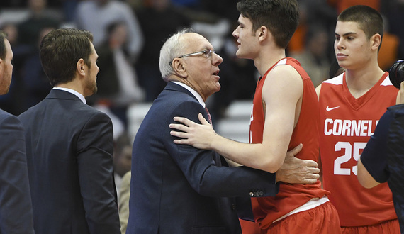 The Boeheim family will reunite on the court Saturday night