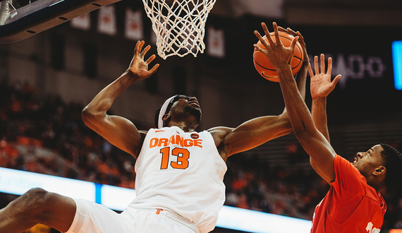 Through 7 games, Syracuse senior center Paschal Chukwu stuck in neutral