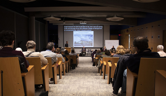 Jay Dolmage speaks about disability justice, pragmatic social change at SU lecture
