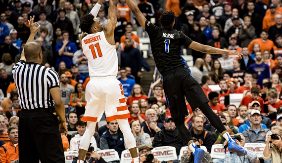 Syracuse falls to No. 14 Buffalo, 71-59, in historic loss