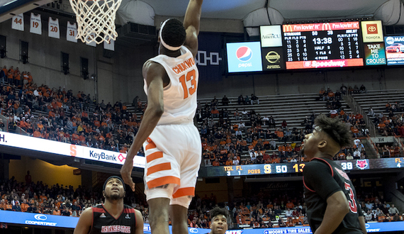 Paschal Chukwu a &#8216;difference-maker&#8217; off the bench in SU’s win over Arkansas State