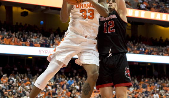 Elijah Hughes sparks Syracuse in 82-52 win over Arkansas State
