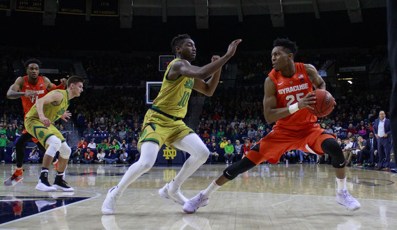 Syracuse’s top trio leads SU in 72-62 win over Notre Dame