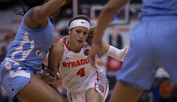 Tiana Mangakahia’s historic triple-double guides Syracuse over North Carolina