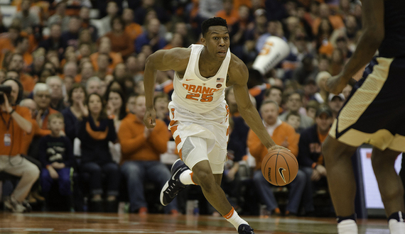 By developing his weak hand, Tyus Battle hopes to score more and boost draft stock